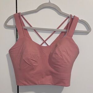 Lululemon Pink Like a Cloud Sports Bra
